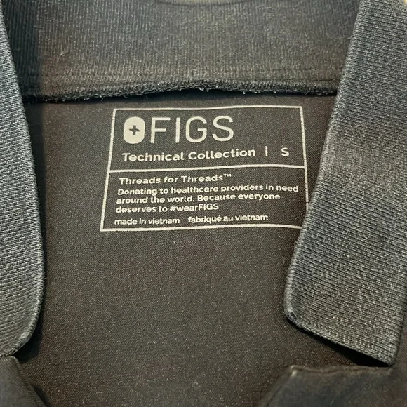 Figs Women’s Scrub Set Black Size S/XS Petite - Picture 2 of 6